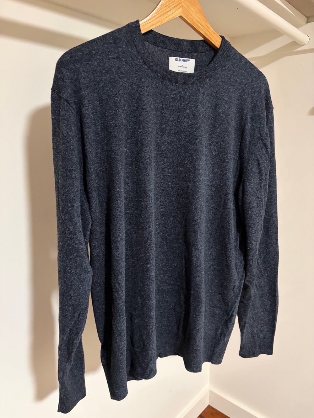 Old Navy | Men's | Navy Heather Crewneck Sweater | XL